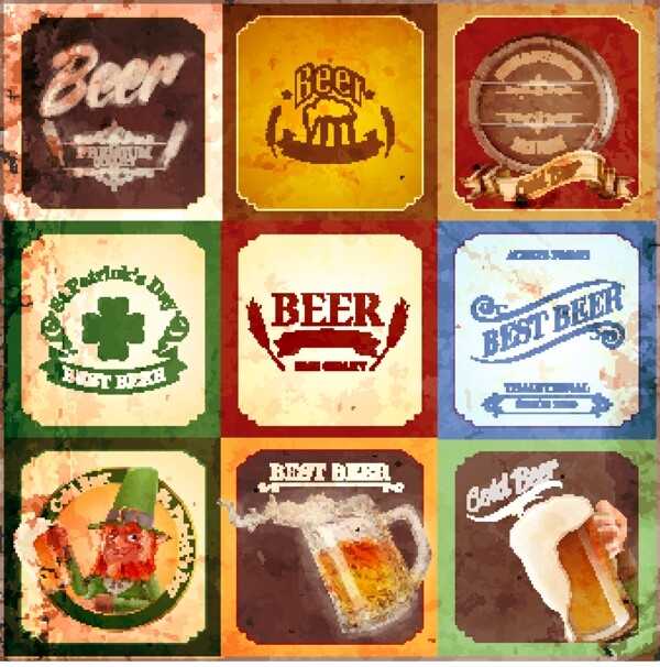 啤酒广告海报