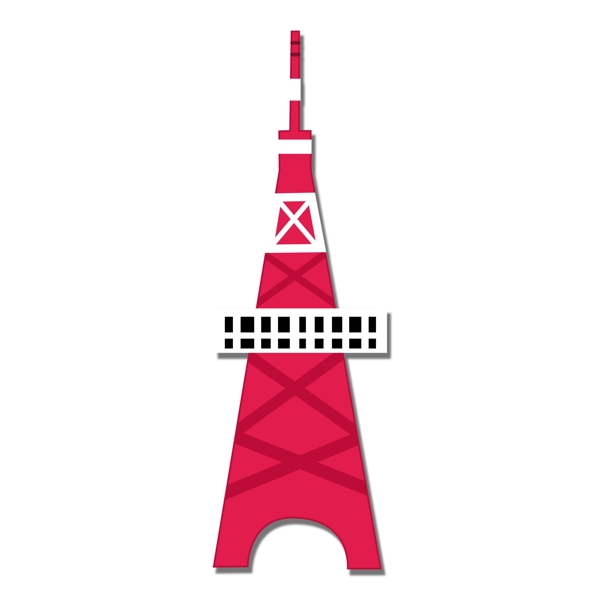 日本灯塔建筑png元素