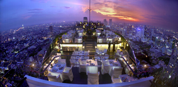曼谷泰国悦榕庄酒店露天餐厅