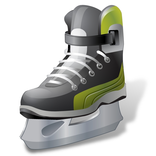 冰上曲棍球鞋矢量AI冰sakte矢量插画的AI曲棍球运动的AI矢量插画设计