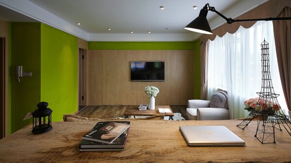 现代简约室内实木桌子设计图