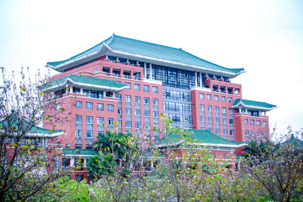 广州华农大学图书馆教学楼