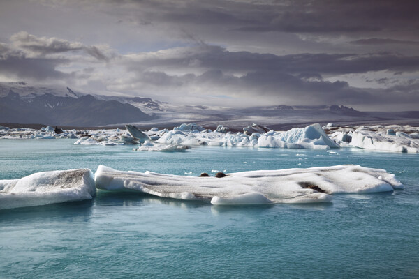 冰川融化高清图片