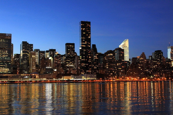繁华城市夜景图片