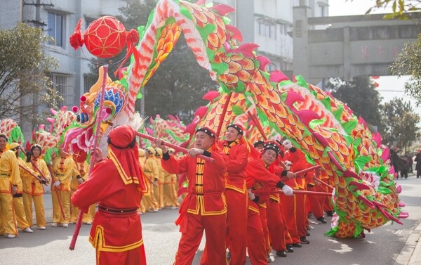 舞龙中国传统文化