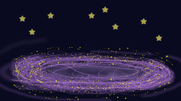 紫黑色线圈星空背景素材