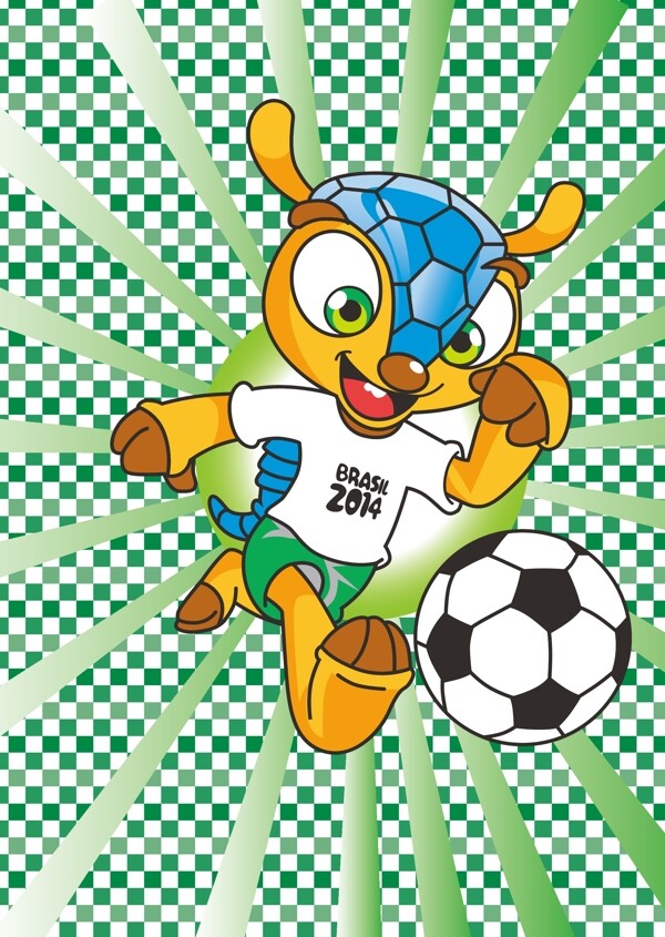 巴西世界杯吉祥物图片