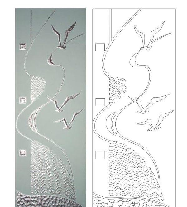 抽象海鸥图片