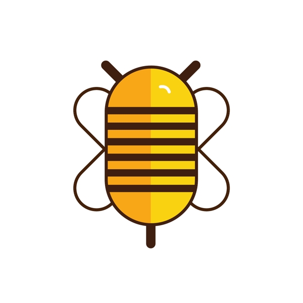 蜜蜂小蜜蜂蜜蜂图标昆虫
