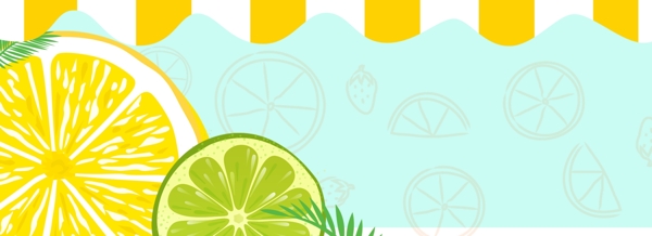 柠檬水果背景图片