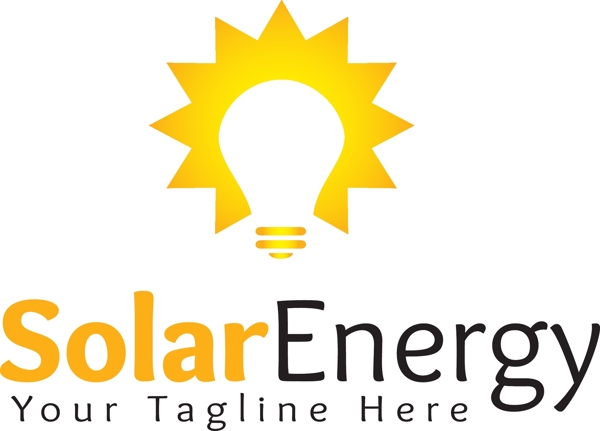 太阳能矢量logo素材