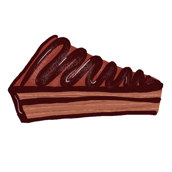 甜点美食巧克力蛋糕