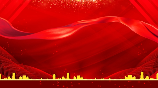 红色喜庆平安春运宣传背景设计