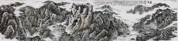 山水风景画图片