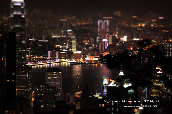 香港的夜景图片