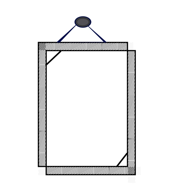 相框装饰边框简约可商用线条填充简约