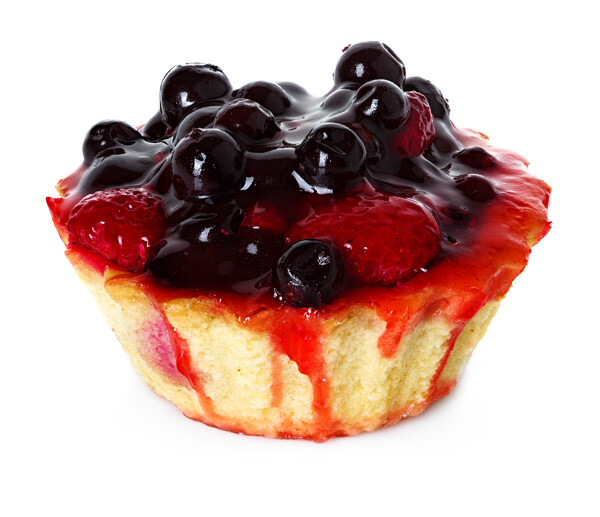 水果蓝莓蛋糕图片