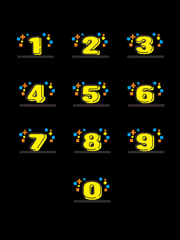 MBE风格数字矢量可商用素材