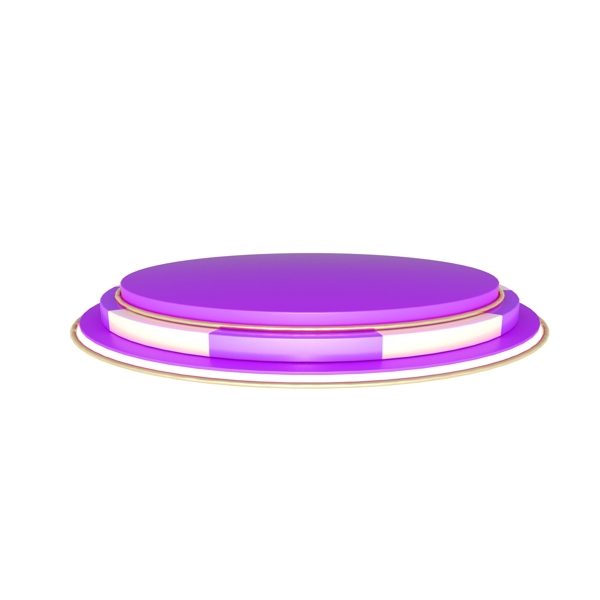 紫色圆形舞台