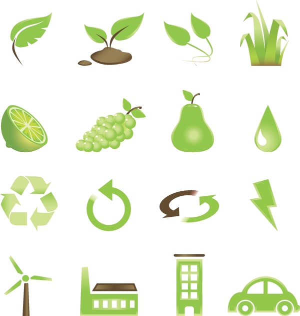 绿叶环保图标
