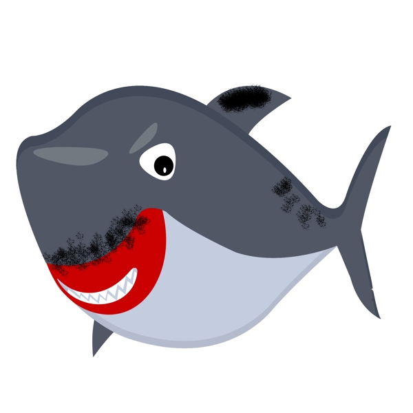 黑色海洋鲨鱼