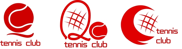 网球俱乐部标识图片