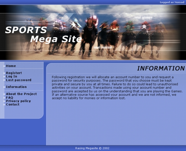 欧美赛马俱乐部网页模板