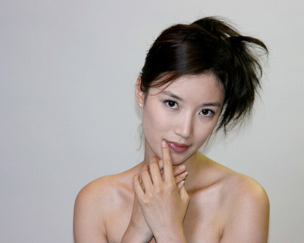 亚洲美女中国人物模特摄影图片