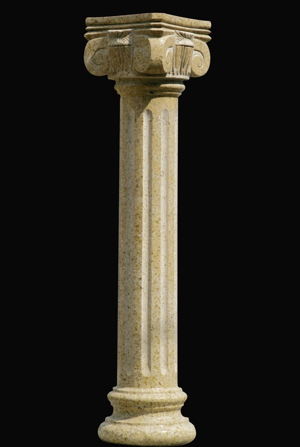 欧式柱子雕塑psd素材