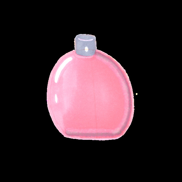 粉色灯泡png透明素材