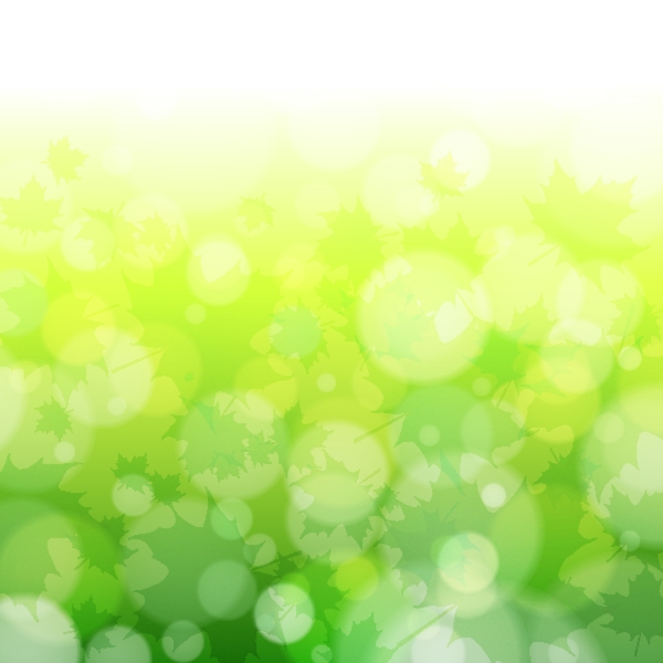 绿色模糊的性质背景背景虚化的泡沫