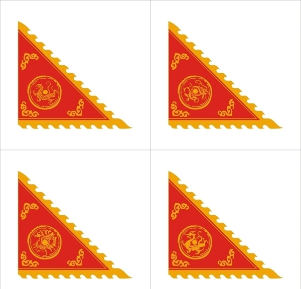 四神兽旗子图片