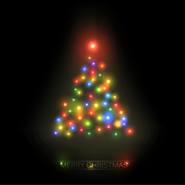 幻彩灯光圣诞树