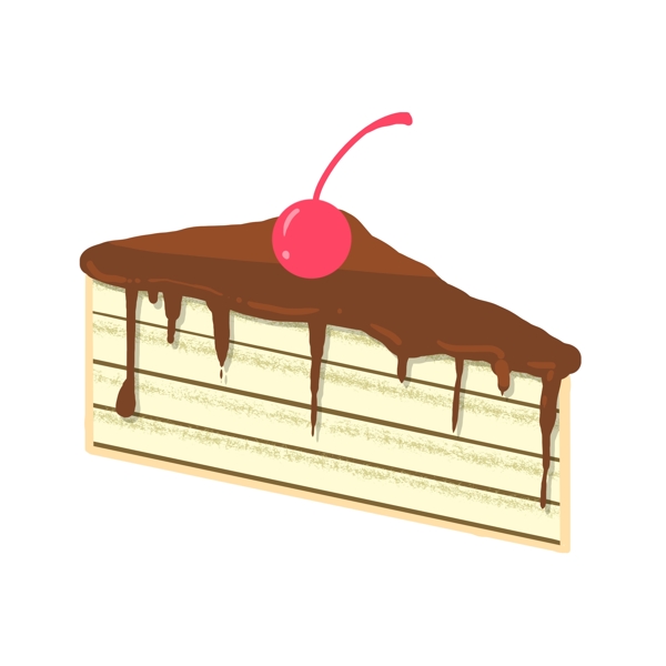 巧克力樱桃小蛋糕
