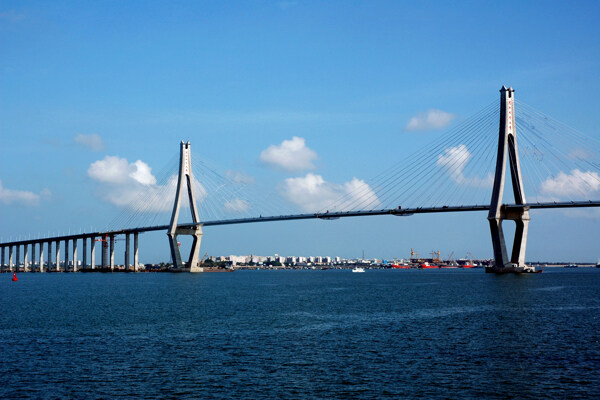 湛江海湾大桥海景图片