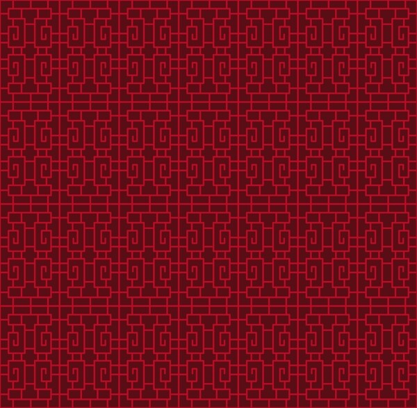 复古红色中国传统纹理背景矢量