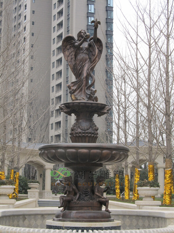 武汉喷泉雕塑图片