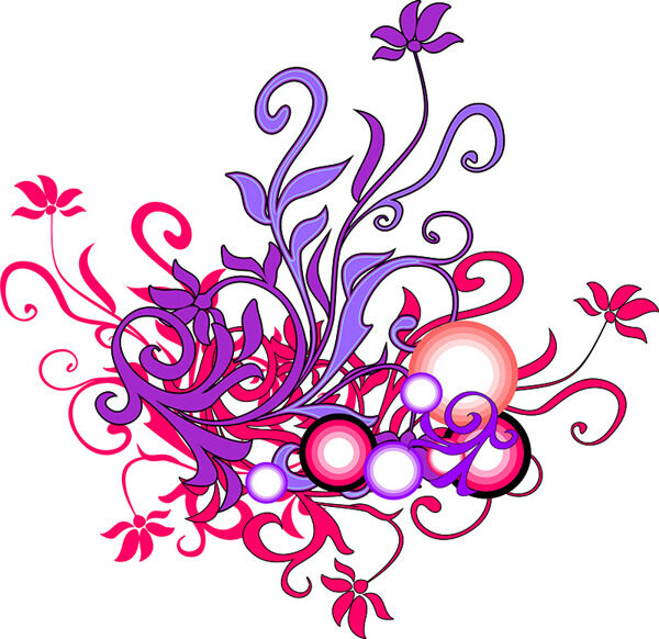 花卉元素图案设计