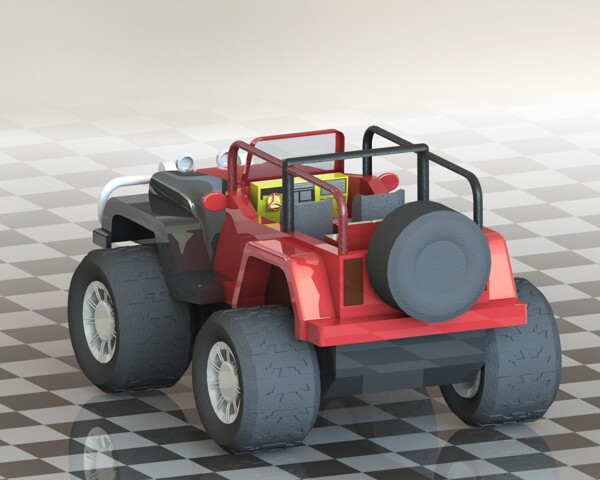 吉普车玩具模型