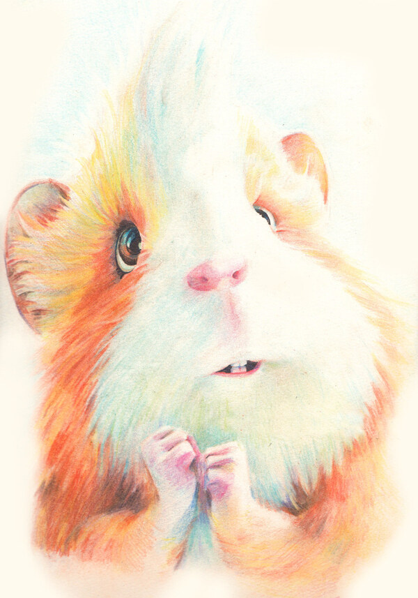 位图插画动物松鼠艺术效果免费素材