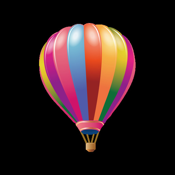 矢量彩色气球元素