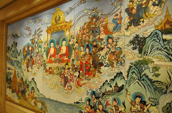 梵宫壁画图片