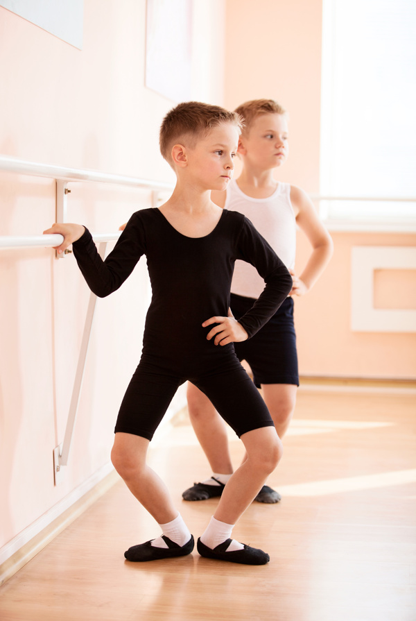 学芭蕾的孩子