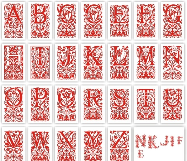 欧式装饰字母