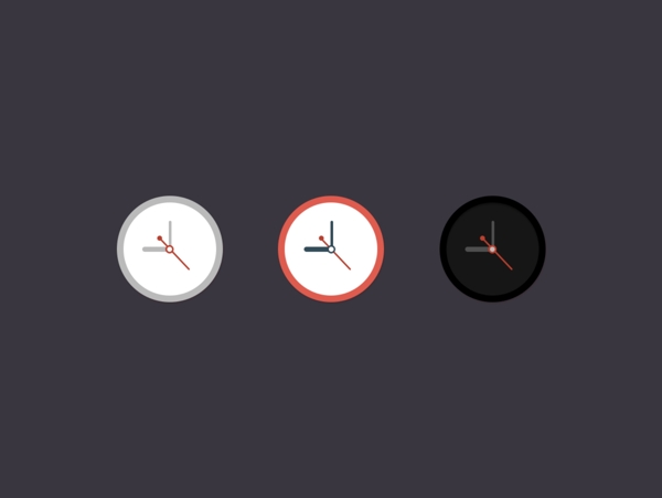 闹钟图标icon设计