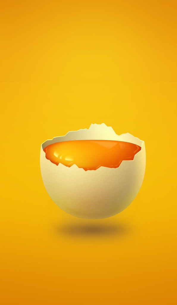 鸡蛋psd分层图