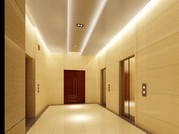 电梯厅办公楼酒店图片