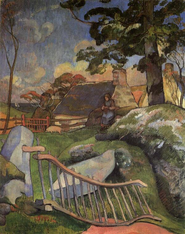 PaulGauguin0252法国画家保罗高更paulgauguin后印象主义风景人物田园自然静物油画装饰画