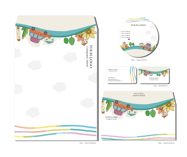 儿童卡通VI模板