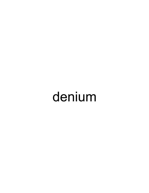 deniumlogo设计欣赏denium服饰品牌标志下载标志设计欣赏